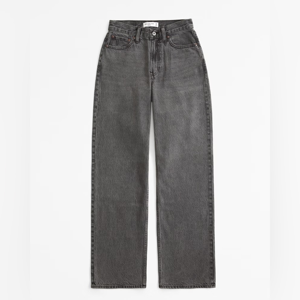 Abercrombie & Fitch Relaxed Gray Jeans